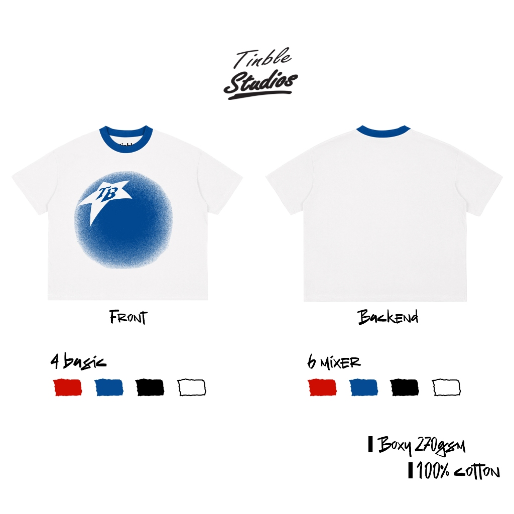 Áo Boxy BALL - Cotton Dày 270GSM – Local Brand TINBLE