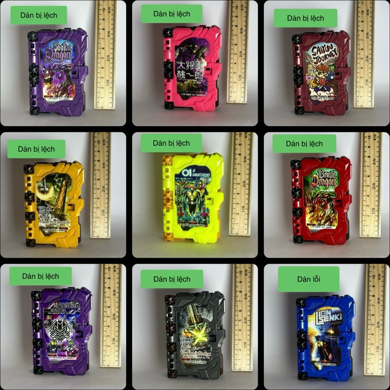 mô hình wonder ride book Kamen Rider Saber 2nd có trầy dán decal bị lệch nhẹ
