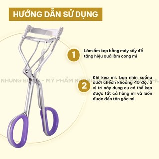 Kẹp Bấm Mi Vacosi Cán Tím