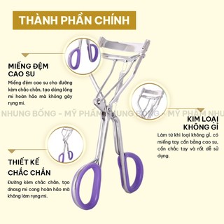 Kẹp Bấm Mi Vacosi Cán Tím