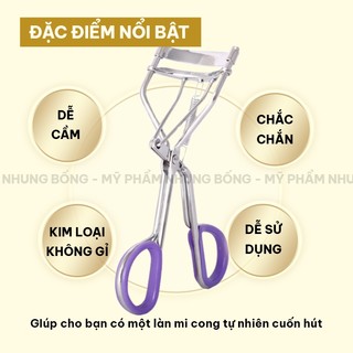 Kẹp Bấm Mi Vacosi Cán Tím
