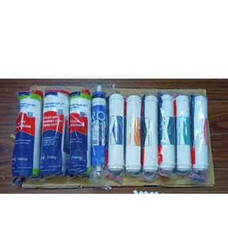 Trọn bộ combo 10 lõi Sunhouse tặng phụ kiện (Bộ lọc thô 123, màng RO và 6 lõi khoáng)