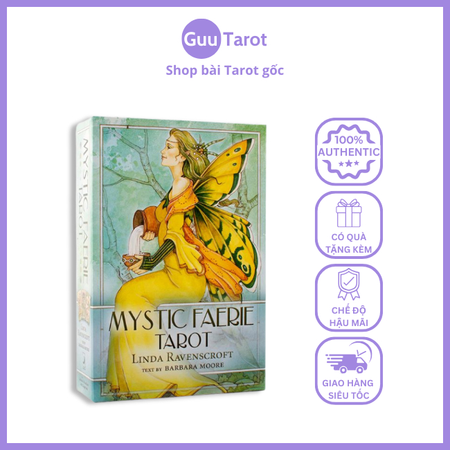 Bộ Bài Mystic Faerie Tarot Kit (Guu Tarot Shop)