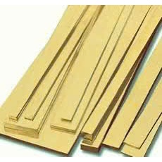 Đồng vàng thanh, bản 80mm x 5mm ( 80x5 ) Dài 65cm - 1m