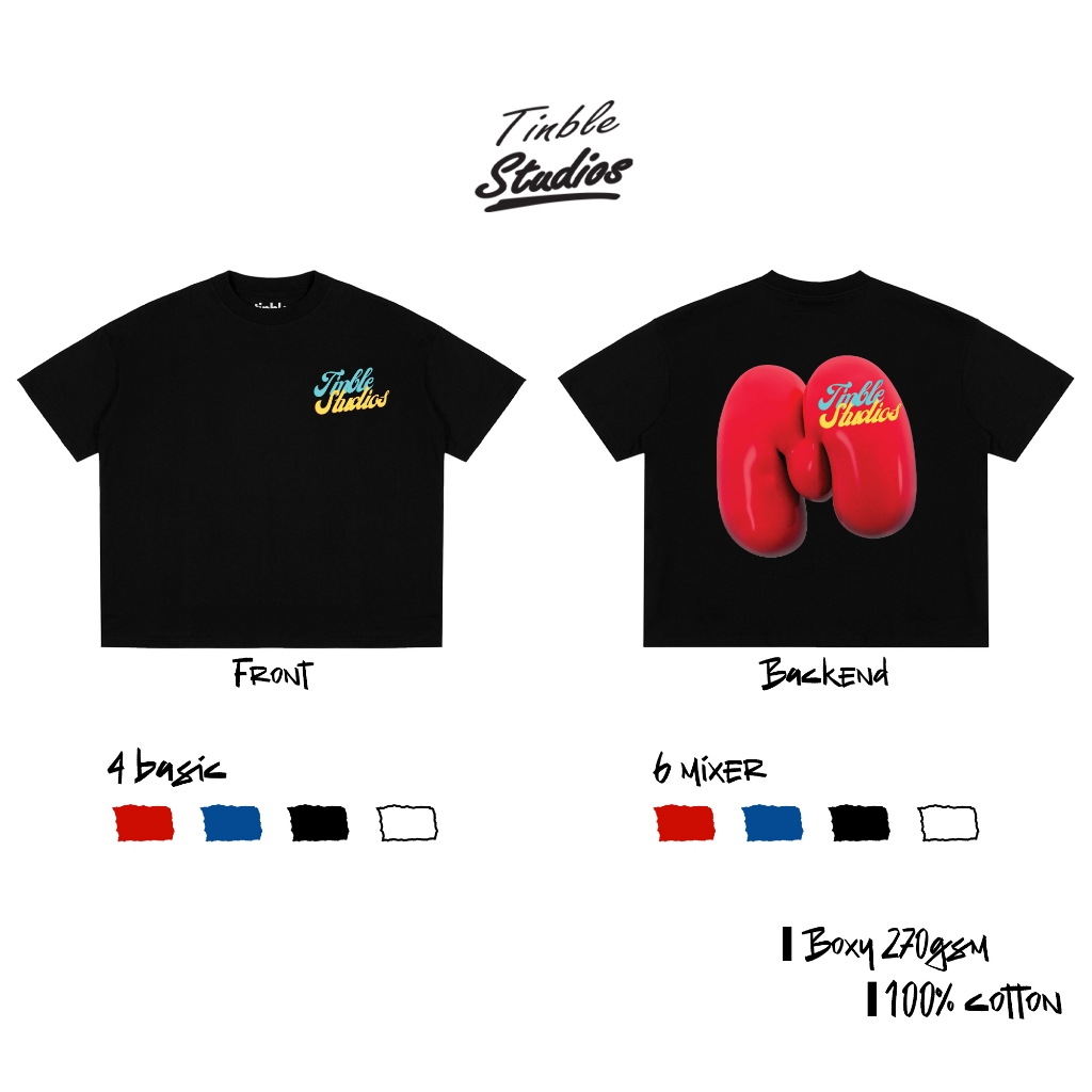 Áo Boxy M - Cotton Dày 270GSM – Local Brand TINBLE