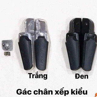 GÁC CHÂN XE MÁY KIỂU DUCATI - ĐEN