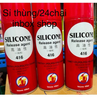 Chai Xịt Bôi Trơn Silicon Release Agent 416 450ml - Dầu Tách Khuôn Tạo Hình Nhựa Cao Su Chống Dính