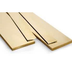 Đồng vàng thanh, bản 80mm x 8mm ( 80x8 ) Dài 65cm - 1m