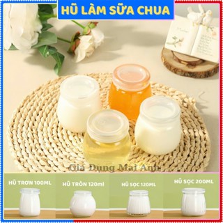 [GIÁ HUỶ DIỆT] Combo 10 hũ thuỷ tinh 200ml, dùng làm sữa chua, caramen, hoặc để gia vị rất tiện lợi.