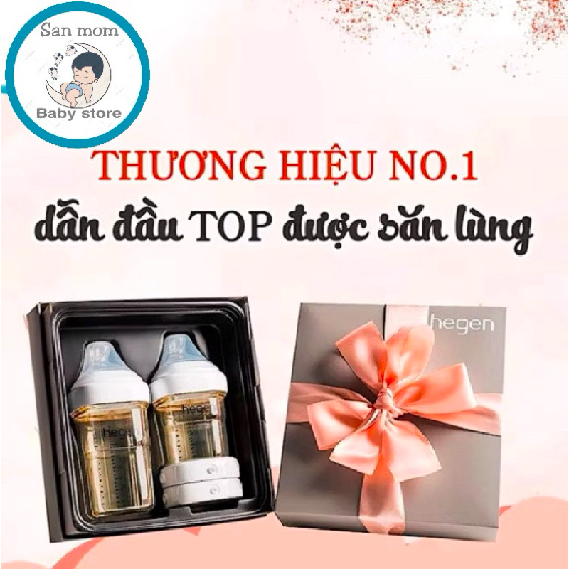 Bộ Quà Tặng Bình Sữa Cho Bé Hegen Basic Stater Kit