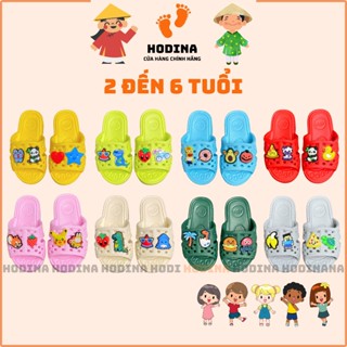 Dép Tổ Ong Cho Bé Dép Cho Bé Trai Bé Gái Gắn Sticker Siêu Nhẹ Siêu Mềm Cao Cấp
