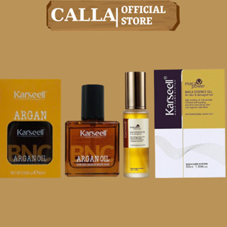 Dầu Dưỡng Tóc Karseell 50ml Serum Phục Hồi Tóc Uốn Nhuộm Hư Tổn Khô Xơ Giữ Nếp Mượt Mà Chuẩn Salon