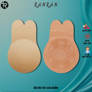 Miếng Dán Ti Silicon Tai Thỏ, Áo Dán Kéo Ngực Tạo Khe Chống Xệ Tạo Qủa Ngực Tròn