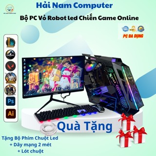 Bộ PC Gaming Robot Led X-Star i7 ram 8G Gtx 730 1050 ti chiến mượt mọi game liên minh Fifa Valorant Audition đột kích