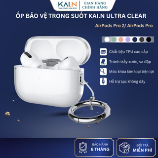 Ốp Case Trong Suốt Dành Cho Airpods Pro 2/ Airpods Pro Kai.N UltraClear Case Chống Ố Vàng