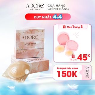 Miếng dán siêu tệp, miếng dán ngực Silicon Adore không keo nhiệt tự thân siêu dính - Hàng cao cấp