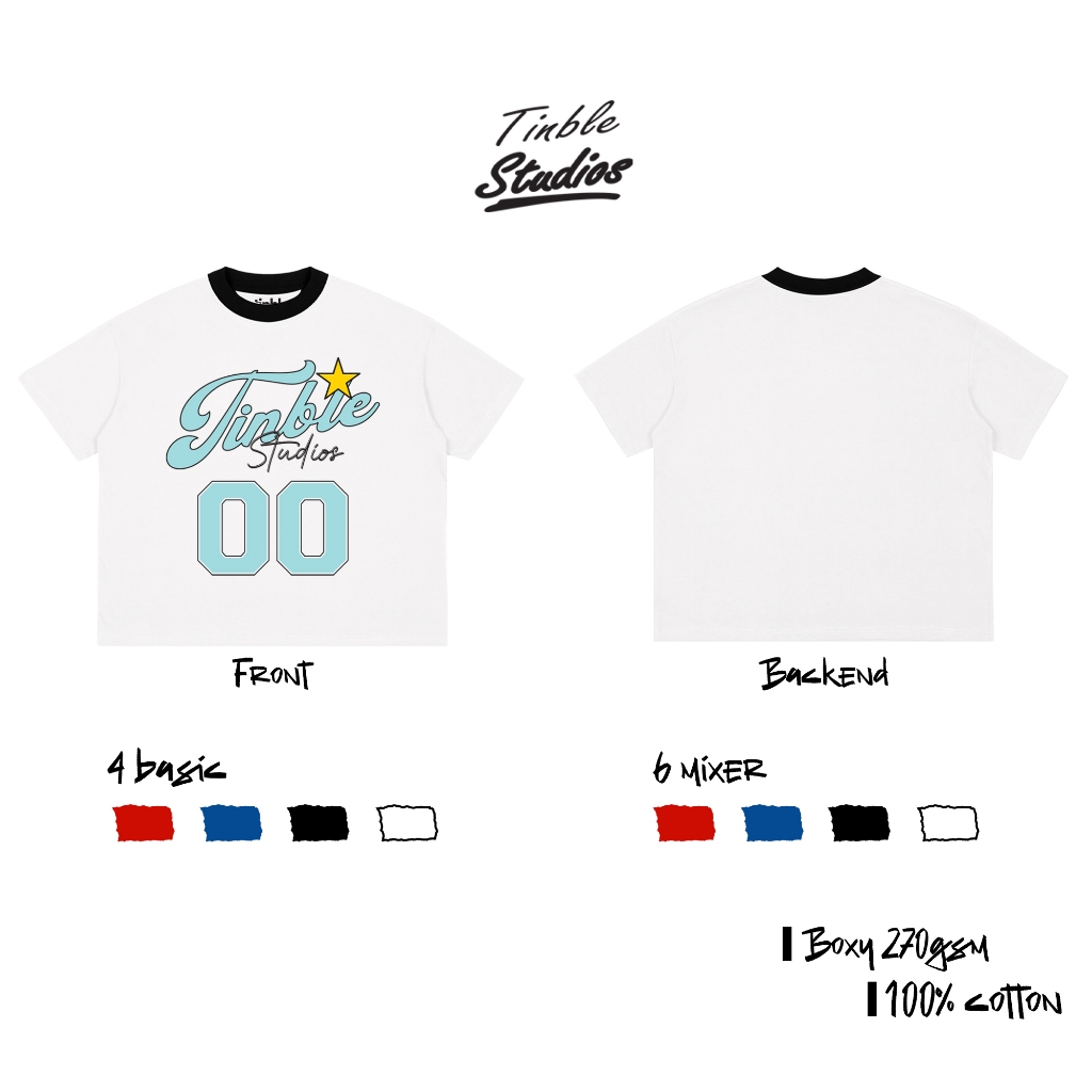 Áo Boxy 00 - Cotton Dày 270GSM – Local Brand TINBLE