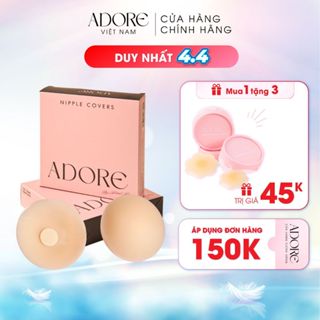 [Mua 3 tặng 1] Miếng dán ngực Silicone Adore Việt Nam, miếng dán ngực tự thân siêu dính Adore