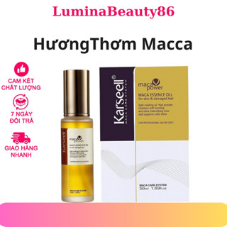  Dầu Dưỡng Tóc KARSEELL MACCA 50ml Dưỡng Tóc Khô Sơ Tóc Nhuộm Phục Hồi Mềm Mượt 