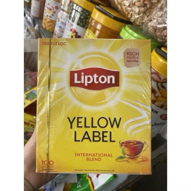 lipton hộp 100 gói