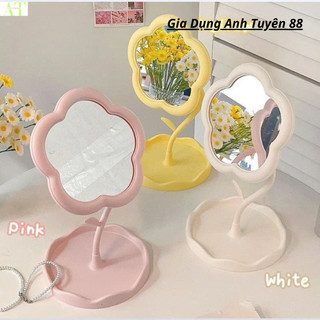 AT88200 ( Bản Nhỏ ) Gương decor để bàn trang điểm hình hoa xinh xắn