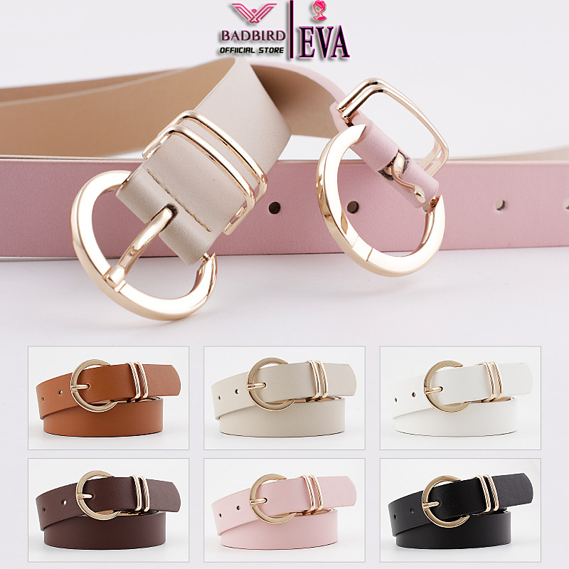 [NEW 2025] Thắt Lưng Da Nữ khóa tròn thời trang Basic da PU cao cấp BADBIRD-Tự hào thương hiệu Việt
