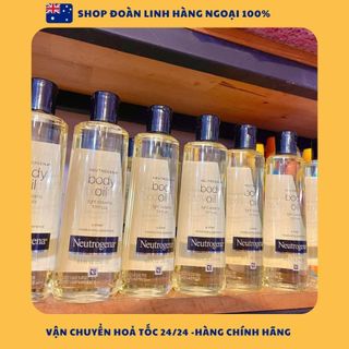  Dầu dưỡng thể Neutrogena Body Oil Light 250ml Hàng chuẩn nội địa Úc Dưỡng thể Neutrogena Body Oil Light Seasame Formul 