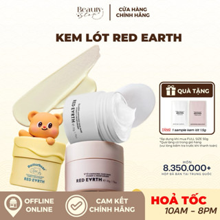 (HOẢ TỐC) Kem Lót Trang Điểm Dưỡng Ẩm Da Mặt RED EARTH V10 - Che Lỗ Chân Lông Và Dưỡng Ẩm Cao Cấp