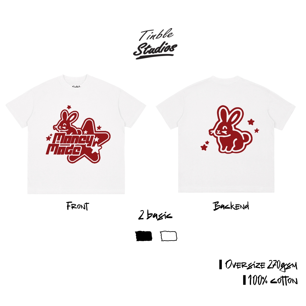 Áo Oversize BUNNY - Cotton Dày 270GSM – Local Brand TINBLE