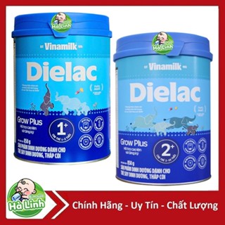 Sữa Vinamilk Dielac Grow plus Đủ Số 1+, 2+ 850g (Date 2026).