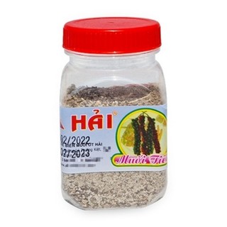 Muối tiêu đen (muối Hải Tây Ninh) hũ 100g thơm ngon đậm đà