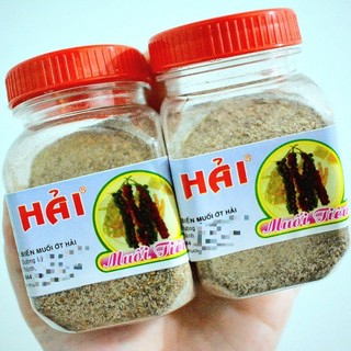 Muối tiêu đen (muối Hải Tây Ninh) hũ 100g thơm ngon đậm đà