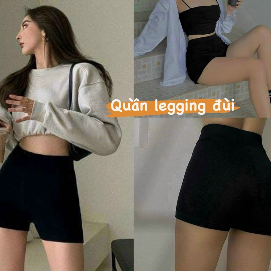 [Ảnh thật/Video] Quần legging nâng mông, Quần legging đùi/ngố/dài