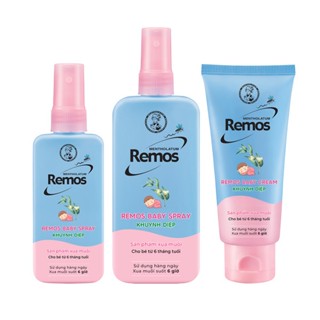 Xịt Kem Xua Muỗi Cho Bé Remos Baby Từ 6 Tháng Tuổi