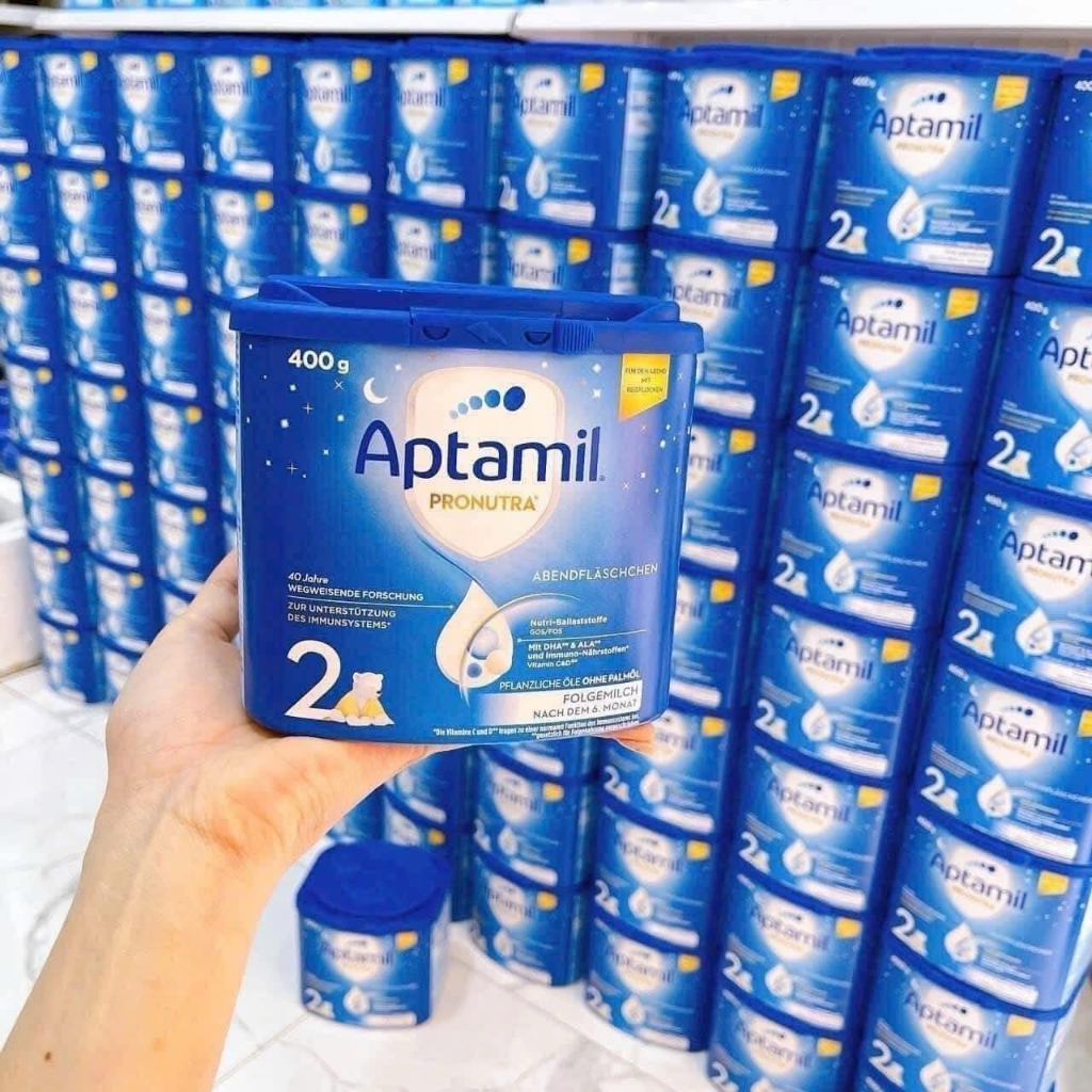 SỮA  APTAMIL ĐỨC ĐÊM 400GR NỘI ĐỊA ĐỨC CHO BÉ TỪ 6 THÁNG