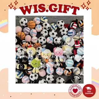 Móc Khoá Len Bóng Thể Thao Bóng Đá, Bóng Chuyền, Bóng Rổ, Bida, Tennis Bằng Len Phụ Kiện Quà Tặng Xinh Xắn | @WIS.GIFT