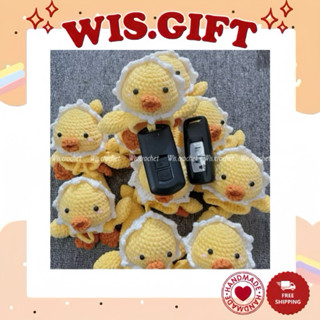 [CÓ SẴN] Bọc Chìa Khoá Bảo Vệ Smartkey Bằng Len Hình Chú Vịt Xinh Xắn | @WIS.GIFT
