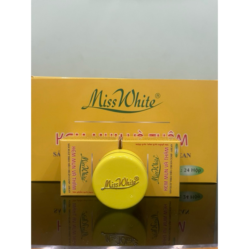 kem misswhite mụn, thâm 6g ( 1hộp6g)