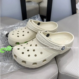 (Full hộp) Dép Classic Unisex đế cao 3CM, Sục cross nam nữ đế bằng êm nhẹ