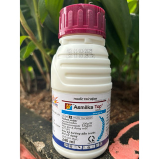 Asmilka Top 325SC 240ML Mới mạnh hơn: Trừ bệnh phổ rộng sáng bông, bóng trái, lá xanh dày