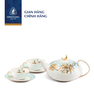 Bộ trà minh long 0.47 l - anna elip - an nhiên minh nguyệt
