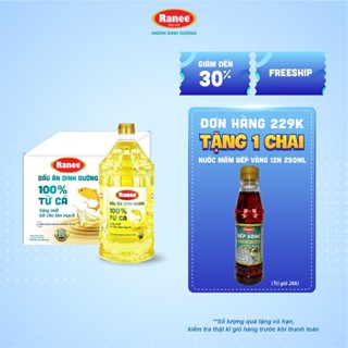 Thùng dầu ăn dinh dưỡng Ranee 2 lít (6 chai)