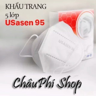 Combo 5 Hộp 50 cái khẩu trang N95 kháng khuẩn 4 Lớp PT Mask- N95 Usasen 5 lớp, (có chứng từ y tế)