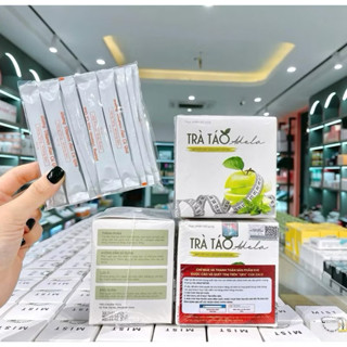  Trà Táo xanh giảm cân Kelly thảo mộc ADELA full hộp 12 gói 