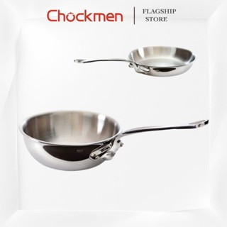 [RẺ VÔ ĐỊCH]Chảo Xào KINSGEM by Chockmen Inox Cao Cấp Size 24Cm Chảo Chiên Rán Xào Nồi Chiên Ngập Dầu Dùng Bếp Từ