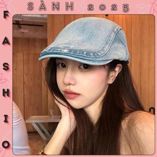 Mũ Beret Jean Mỏ Vịt Lưỡi Trai Chất Demin Cao Cấp Thời Trang Unisex Nam Nữ Sành Fashion
