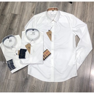 Áo sơ mi BBR Unisex Nam Nữ  Phối Thêu Logo Cao Cấp Vải Mềm Mịn Thoáng Mát mẫu mới nhất hottrend xu hướng 2025