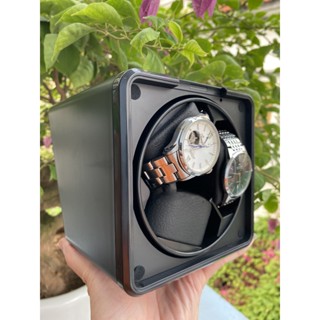 Tủ Hộp Đựng Đồng Hồ Cơ 3 Xoay Chính Hãng Cao Cấp - Hộp Lắc Lên Cót Đồng Hồ Winder Watch