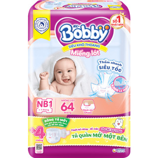{Hàng Cộng Miếng}Miếng lót sơ sinh bobby NB1_108/NB2_60