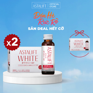 Combo 20 chai Nước Uống Collagen ASTALIFT Drink White Shield 1000MG Collagen Cấp Ẩm, Dưỡng Trắng Từ Bên Trong Chai 50ml